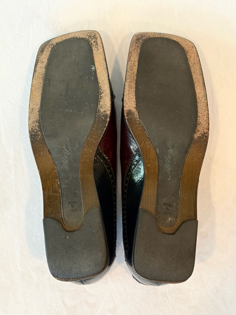 Mezlan patent &leather Derby tassel loafers, Brogue detail, square toe,6,GUC - Picture 13 of 15